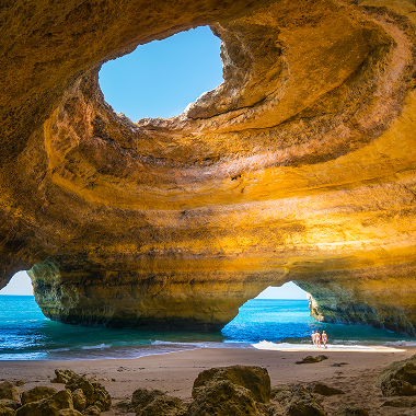 Iconic Benagil Cave in Algarve